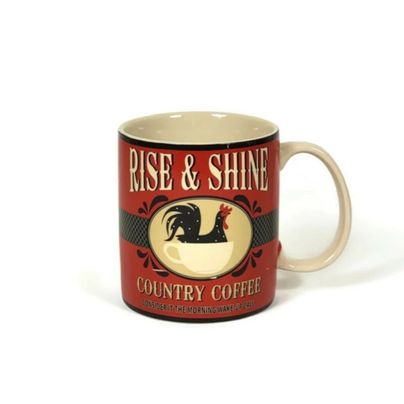 Square One Brands Coffee Mug Rise &‎ Shine - Picture 1 of 11
